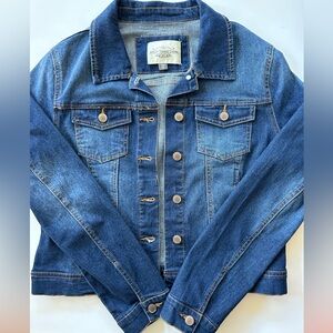 Ashley Vintage Charm Dark Wash Jean Jacket